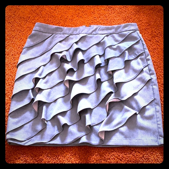 New York & Company Dresses & Skirts - New York & Company Blue Ruffle Skirt 12